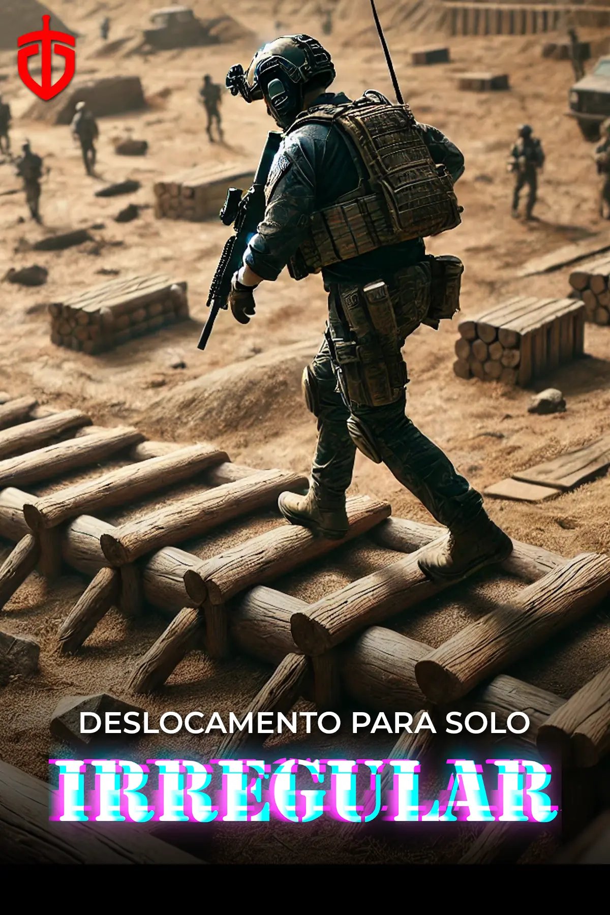 Deslocamento para solo irregular